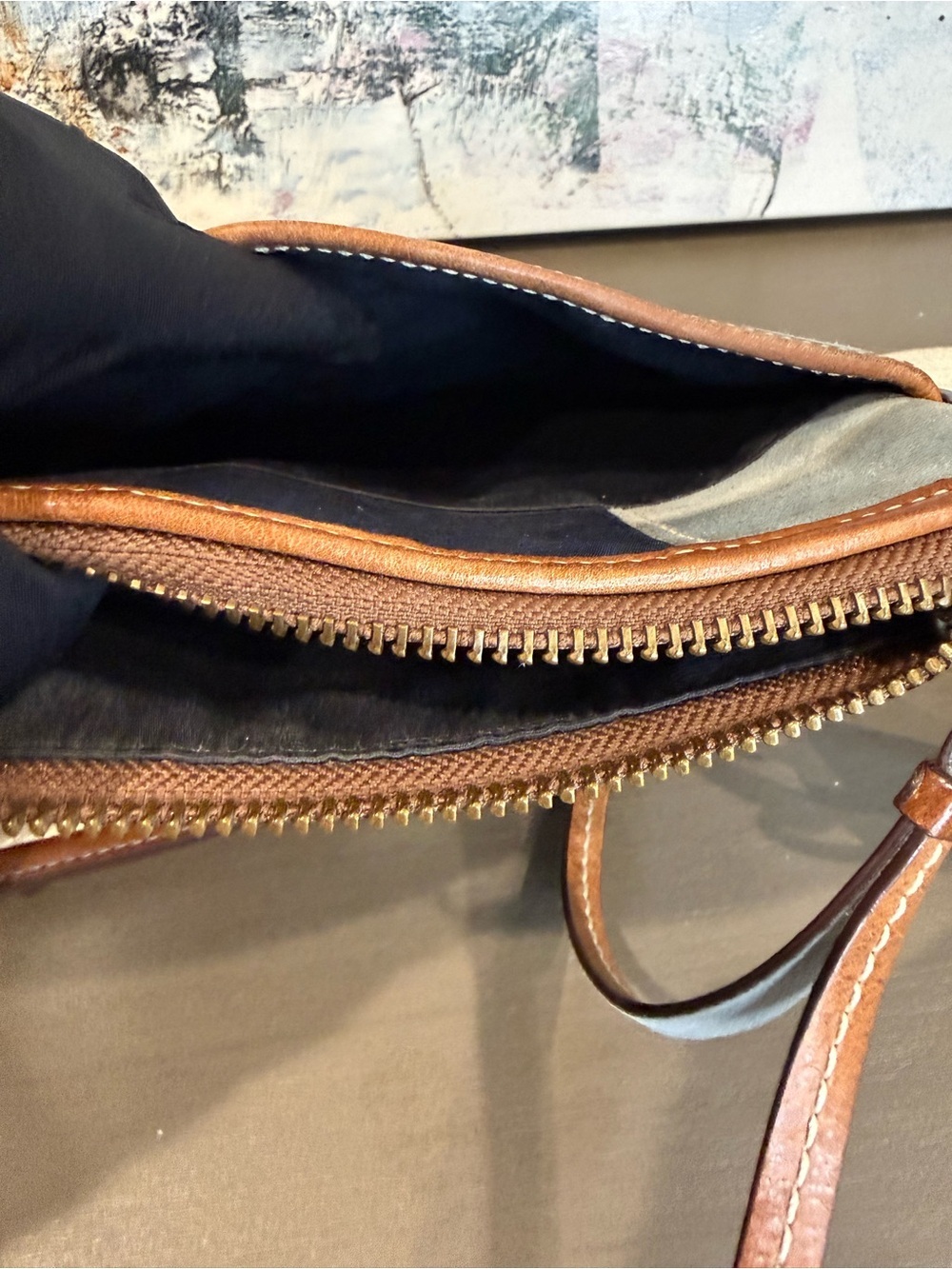 Y2K Coach Signature Denim Patchwork Swingpack Crossbody Bag 10006 Archive 2006 - Picture 10 of 12